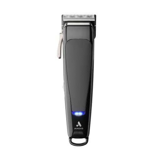 Andis 86000 reVITE Cordless Lithium-Ion Adjustable Fade Hair Cutting Clipper with Stainless Steel Blade - Black