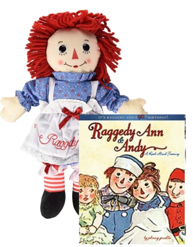 Aurora World Raggedy Ann Doll 16'' and Book Gift Set