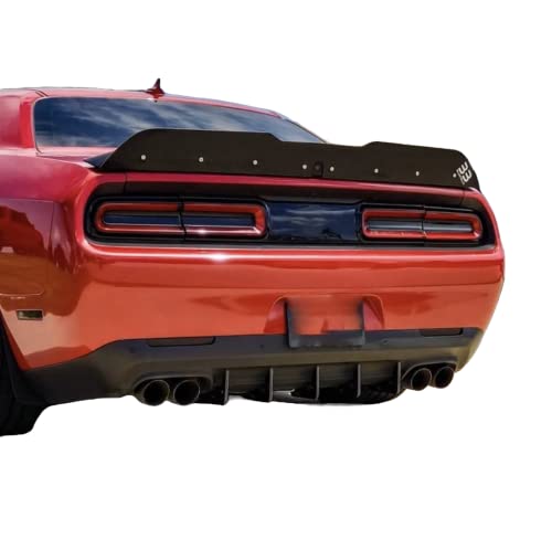 Authority Motorsport Original Rear Diffuser V3 5 Fins Set Compatible with Dodge Challenger 2015-2022 *** Made in The USA ***