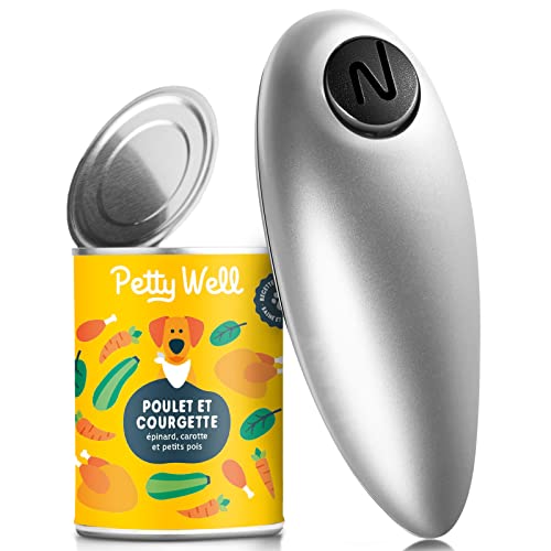 Automatic Can Opener Electric Hands Free Electric Can Opener with Smooth Edges Safe Battery Operated Operation Restaurant Kitchen Gadget Gift for Chefs, Housewives and Senior with Arthritis