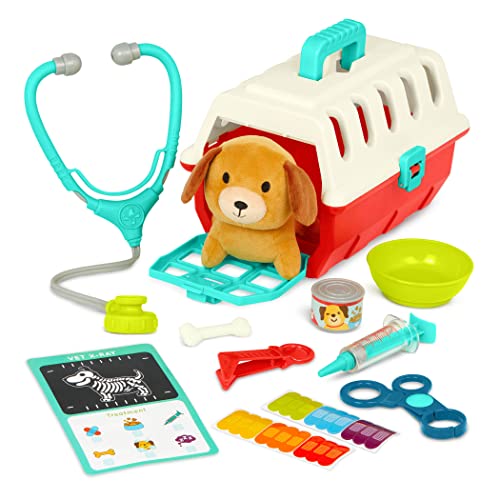 Battat – Vet Play Sets for Kids – Kids Veterinary Playset – Toy Puppy – Veterinarian Kit Toy – 2 Years + – Puppy Care Vet Kit