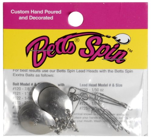 Betts 30-5-0N Jig Spinners, 5-Pack, Nickel