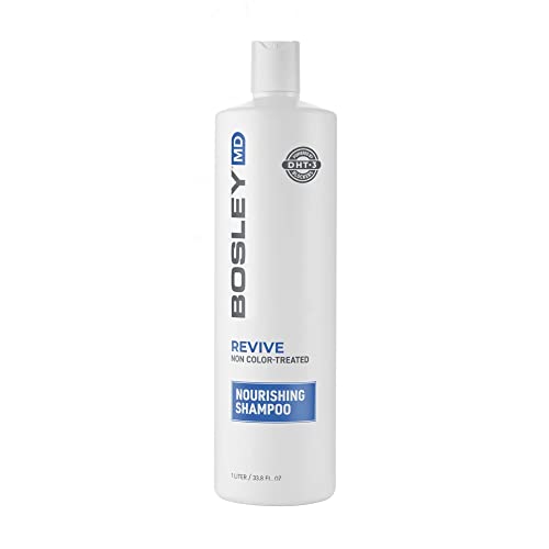 BosleyMD BosRevive Nourishing Shampoo for Noticeably Thinning and Non Color-Treated Hair, 33.8 Fl Oz