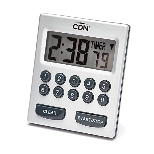 CDN TM30 Direct Entry 2-Alarm Timer-Alarm Sounds or Vibrates - 1 count