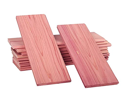 Cedar Alpha 10 Pk 12" Eastern Aromatic Red Cedar Liners, Cedar Blocks for Closet Storage, Cedar Planks, Frangance Aroma