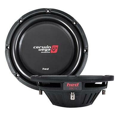 Cerwin Vega HS122D 12" 2Ω 1200W Max / 250W RMS HED Series Shallow Mount Dual Subwoofer