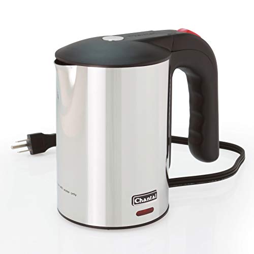 Chantal Colbie Electric Kettle, 20 ounce, Polished Stainless Steel