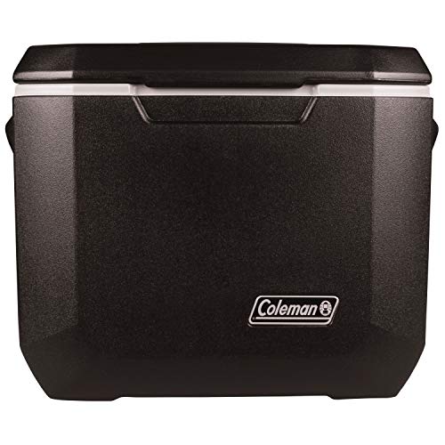 Coleman Rolling Cooler | 50 Quart Xtreme 5 Day Cooler with Wheels | Wheeled Hard Cooler Keeps Ice Up to 5 Days, Black