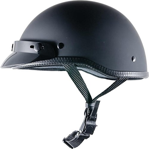 CRAZY AL'S WORLDS SMALLEST HELMET SOA INSPIRED IN FLAT BLACK WITH VISOR SIZE LARGE