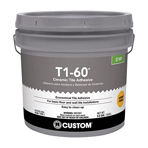 Custom Building Products T1-60 Ceramic Tile Adhesive 3.5 gal.