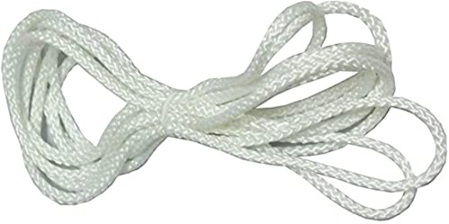 D30 CORD LOOPS fits all brands.....Hunter Douglas, Levolor, Kirsch, Graber, Bali, USED on most cellular and pleated shades (2.7 mm) (White, 5 Ft Drop)