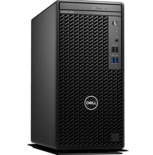 Dell Optiplex 3000 Business Desktop PC, Intel Core i5-12400, 32GB DDR4 RAM, 1TB NVME SSD, 3TB HDD, 802.11AC WiFi, HDMI, VGA, Windows 10 Pro, Professional Tower Computer w/Accessories