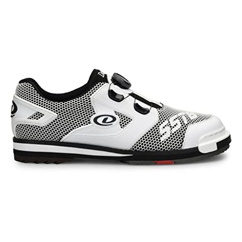 Dexter Mens SST 8 Power Frame BOA Bowling Shoes - - WideWhite/Black 10.5 W US