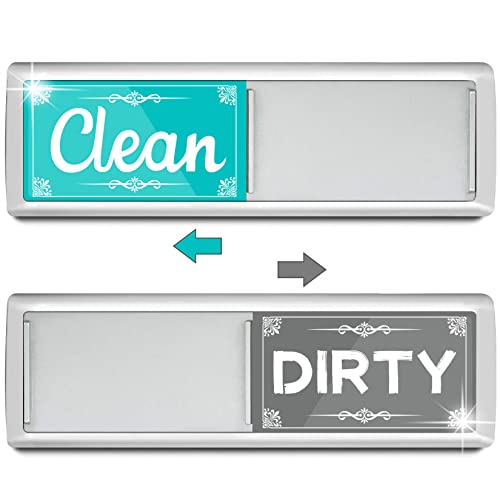 Dirty Clean Dishwasher Magnet,Dishwasher Magnet Clean Dirty Sign Magnet for Dishwasher Dish Bin That Says Clean or Dirty Dish Washer Refrigerator for Kitchen Organization and Storage Necessities