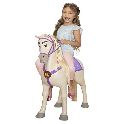 Disney Princess Playdate - Many Moods Maximus is 32 Inches Tall and Shows 4 Expressions with Sounds!