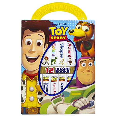 Disney Toy Story Woody, Buzz Lightyear, and More! - My First Library Board Book Block 12-Book Set - PI Kids