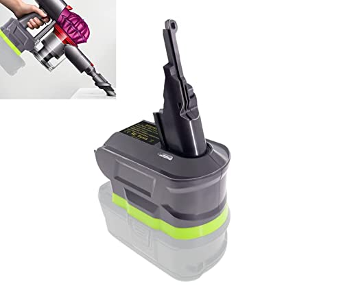 EID Replacement for Dyson V7 and V8 Battery,for Ryobi 18V Lithium Battery Converted to for Dyson V7 V8 Vacuum Cleaners Animal Absolute Fluffy HEPA Cordless Stick Converter