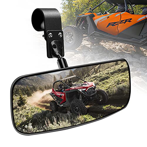 Esploratori UTV Rear View Mirror, RZR Rearview Mirror for 1.75"-2" Roll Bar Cage Compatible with Polaris RZR 1000 XP Turbo PRO R Kawasaki Mule Honda Pioneer 1000 YXZ 1000 Teryx Can am Maverick X3