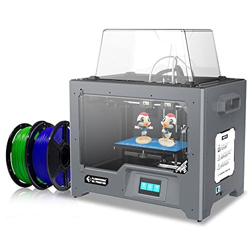 FLASHFORGE Creator Pro 2 3D Printer with Independent Dual Direct Drive Extruder for 4 Printing Modes, Metal Frame Structure, Acrylic Covers, Stable & Precise Printing with ABS, PLA, PETG, PVA, Hips