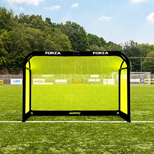 FORZA Aluminum POD Soccer Goal - Folding Soccer Goal with Optional Carry Bag (Without Carry Bag, 4ft x 2.5ft)