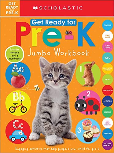 Get Ready for Pre-K Jumbo Workbook: Scholastic Early Learners (Jumbo Workbook)