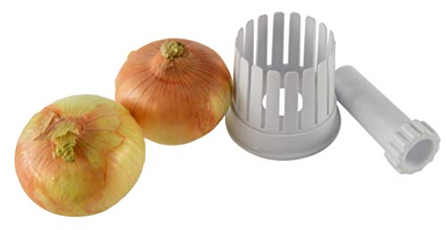 HOME-X Onion Slicer, Kitchen Gadget, Vegetable Cutter Tool, Fried Onion Appetizer