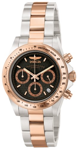 Invicta Men's 6932 "Speedway Professional Collection" 18k Rose Gold-Plated and Stainless Steel Watch