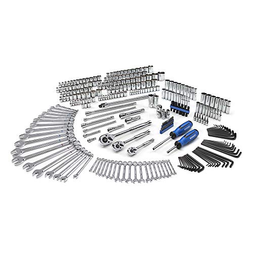 Kobalt 856855 300-Piece Advanced Mechanic's Tool Set in Foam Trays, Inch/Metric