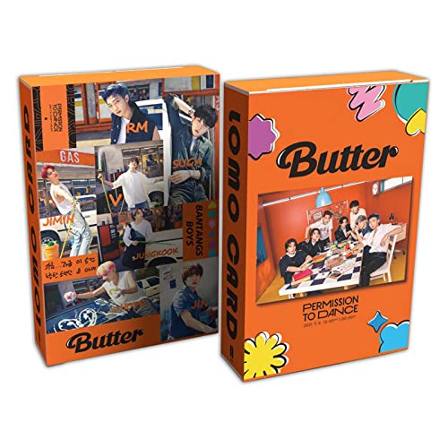 KPOPBP Bangtan Boys LOMO Cards 54PCS New Album BUTTER Permission To Dance Merchandise of Postcards for Army Daughter