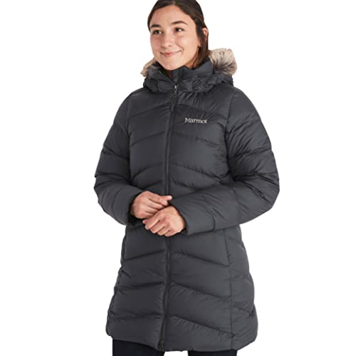 MARMOT Women’s Montreal Puffer Coat | Down-Insulated, Water-Resistant, Dark Steel,Medium