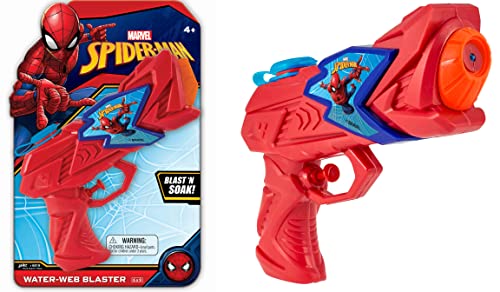 Marvel Spiderman Water Squirt Gun Toys (1 Pack) Avengers Water Gun Soaker for Kids & Adults Small Water Squirt Guns Toy Fun. Dog Training & Cat Training Toy. Fun Toy Pool Toy 6819-1