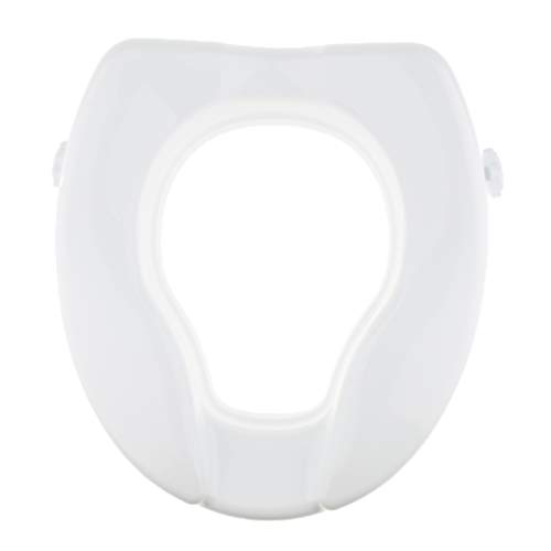 menolana Toilet Seat Riser Raised Elevated Lifter Extender 2 Inch Easy Installation