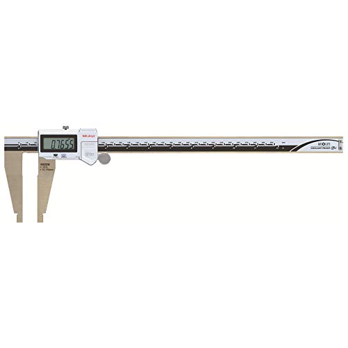 Mitutoyo 550-225-10 Digital Calipers, Battery Powered, Inch/Metric, for Inside Measurements, Stainless Steel, 0"/0mm-24"/600mm Range, +/-0.002"/0.05mm Accuracy, 0.0005"/ 0.01mm Resolution, Meets IP67 Specifications