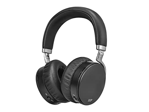 Monoprice Bluetooth Headphones with Active Noise Cancelling, 20H Playback/Talk Time, with The AAC, SBC, Qualcomm aptX, and Qualcomm aptX Low Latency Audio codecs