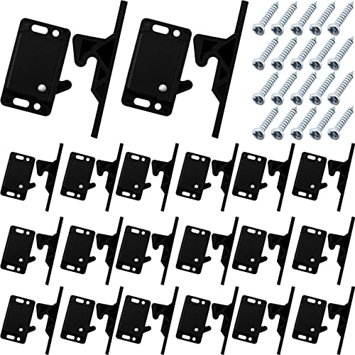 Moxweyeni 20 Pieces RV Drawer Latch and Catches 10 LB Pull Force Cabinet Grabber Lock Camper Door Replacements Push Catch with Mounting Hardware for Home Kitchen Office