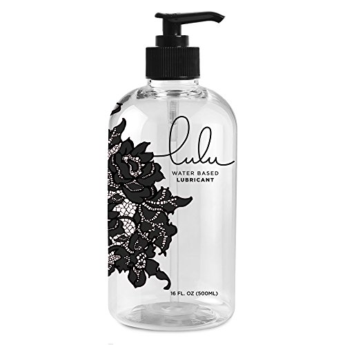 Personal Lubricant. Lulu Lube Natural Water-Based Lubes for Men and Women. 16 oz. - Lubricants Made in USA - 100% Unconditional Money Back