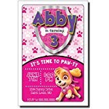 Pink Paw Patrol | Skye | Birthday Party Invitation | Personalized Design (35)