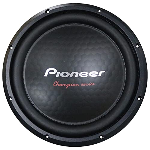 Pioneer TS-A301S4 Champion Series 12" 1600 W Max Power, Single 4 Ohm Voice Coil - Component Subwoofer