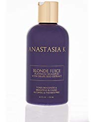 Powerful Purple Shampoo - Tones Brassiness and brightens blondes, Color Treated, Silver, Grey Hair - ALCOHOL AND Paraben Free, NO ANIMAL TESTING, made in the usa