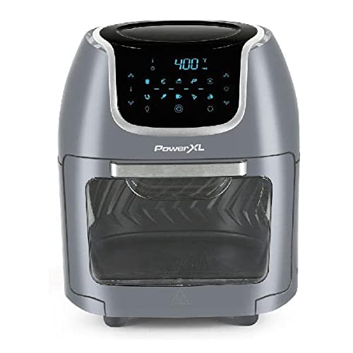 PowerXL Vortex Air Fryer, Vortex Rapid Air Technology, SmartSync, Broil, Bake, Roast, Reheat, Dehydrate (10 QT Single Basket)