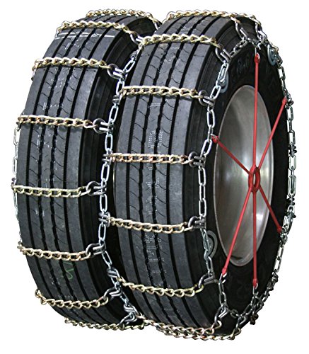 Quality Chain Road Blazer Twisted Square Alloy Cam 7mm Commercial Truck Link Tire Chains (Dual/Triple) (4147SLCTWIST)