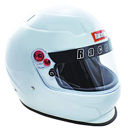 RaceQuip Full Face Helmet PRO20 Series Snell SA2020 Rated Gloss White Medium 276113