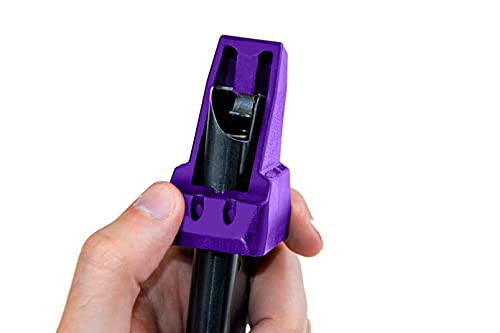 RAEIND Smith & Wesson M&P Shield Single Stack 9mm Pistol Magazine Speed Loader (Purple, 9mm)