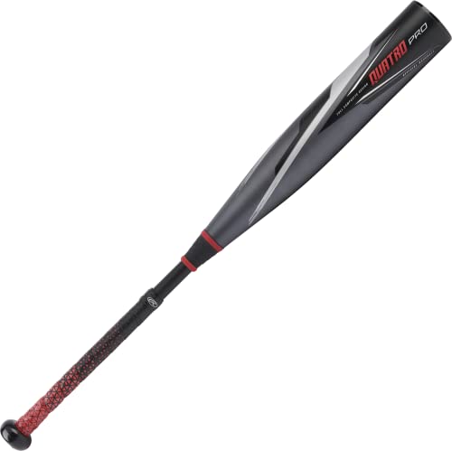 Rawlings | QUATRO PRO Baseball Bat | USSSA | -10/-8/ -5 Drop | 2 Pc. Composite | 2 3/4 Barrel