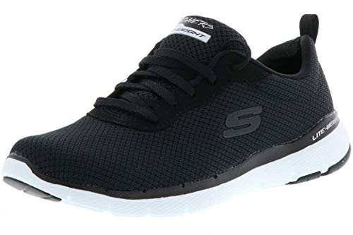 Skechers Flex Appeal 3.0-First Insight Sneaker, Black/Rose Gold, 7.5 M US