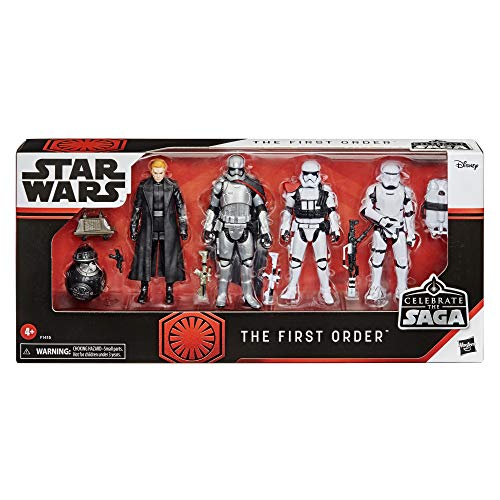 Star Wars Celebrate The Saga Toys The First Order Figure Set, 9,5 cm-Scale Collectible Action Figure 6-Pack, Toys for Kids Ages 4 and Up