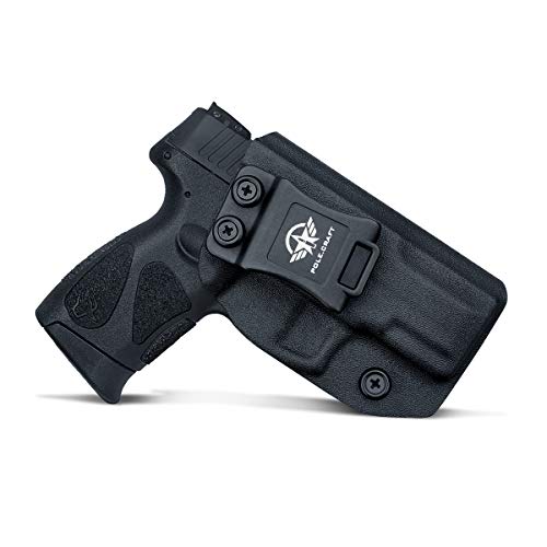 Taurus G2C PT111 Holster, Kydex IWB Holster For G2C Taurus Holster & Millennium PT111 G2 / PT140 - Inside Waistband Concealed Carry Holster Taurus G2C 9mm - Taurus PT111 G2C Pistol Case (Black, Right)