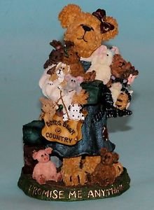 The Bearstone Collection Boyds Bears & Friends G. Anna Gottahaveit - If Men Liked Shopping They'd Call it Research Figurine