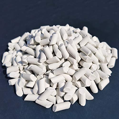 Tonmp 3 Pounds 5/16 X 5/8 Inch Rock Tumbling Ceramic Filler Media - Large Cylinder Ceramic Pellets for All Type Tumblers