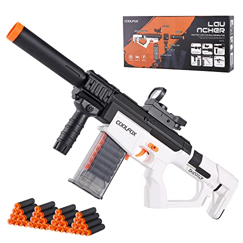 Toy Gun Guns Electric Toy Foam Blaster Guns, Automatic Bullets Foam Dart Guns with 40Pcs Bullets, Soft Dart Guns Shooting Toys for 8-12 Year Old Boys